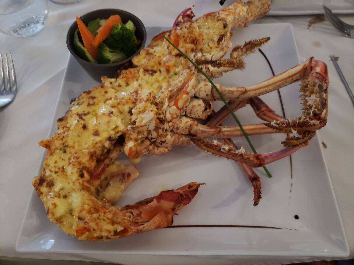 Attached picture bistro caraibes half lobster.jpg